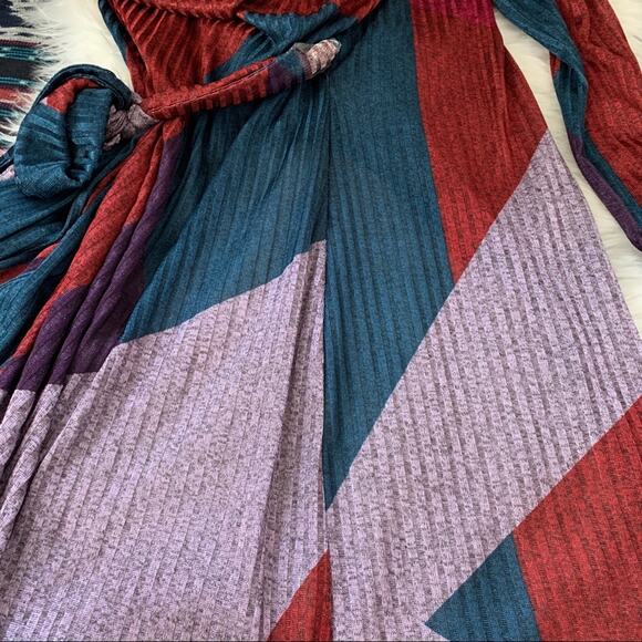 Tanya Taylor Elie Wrap Geometric Midi Dress sz S - Picture 11 of 11